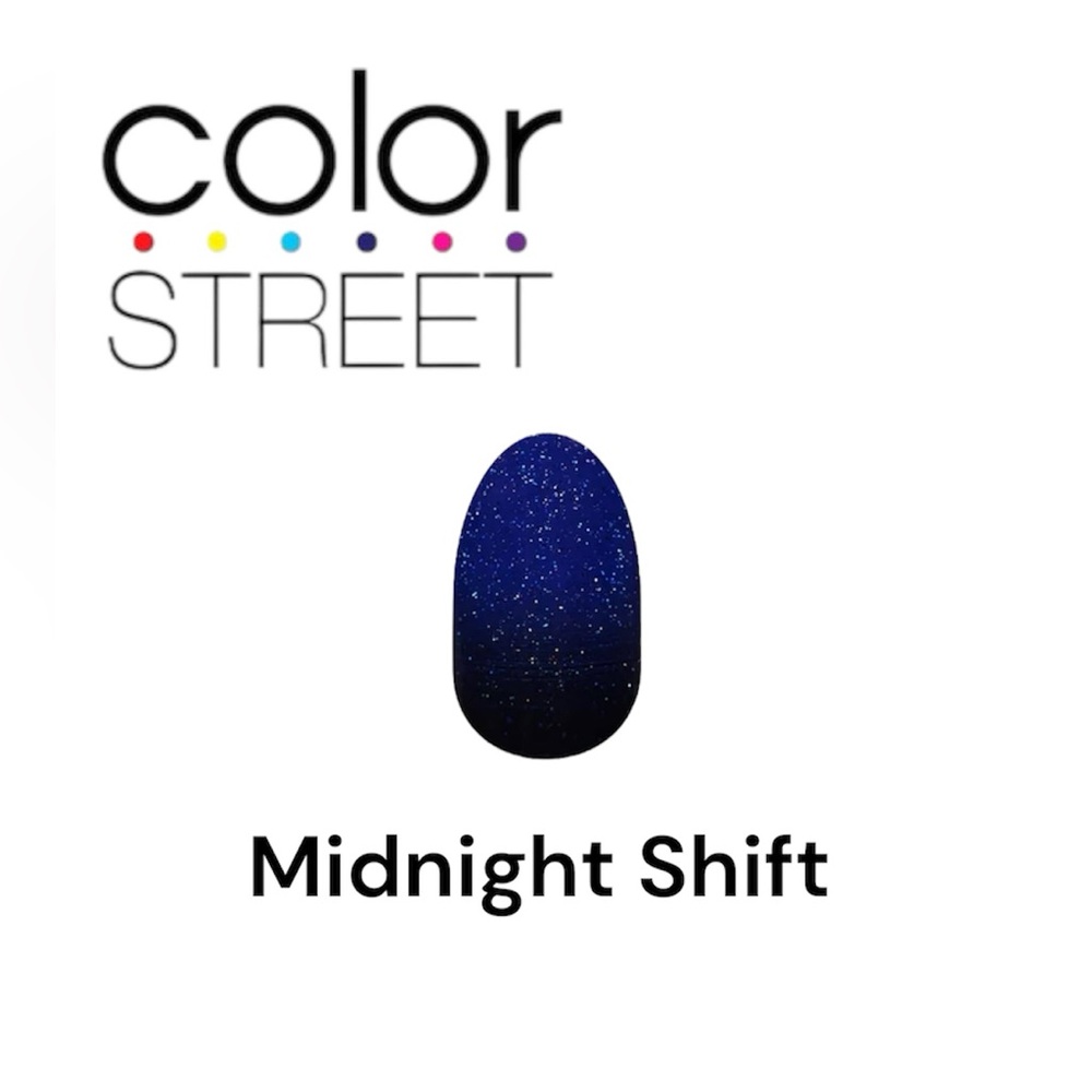 3 FOR $35: COLOR STREET Nail Strips - Midnight Shift